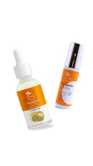Vitamin C Serum + SunSpray Glow & Protect Your Skin Combo