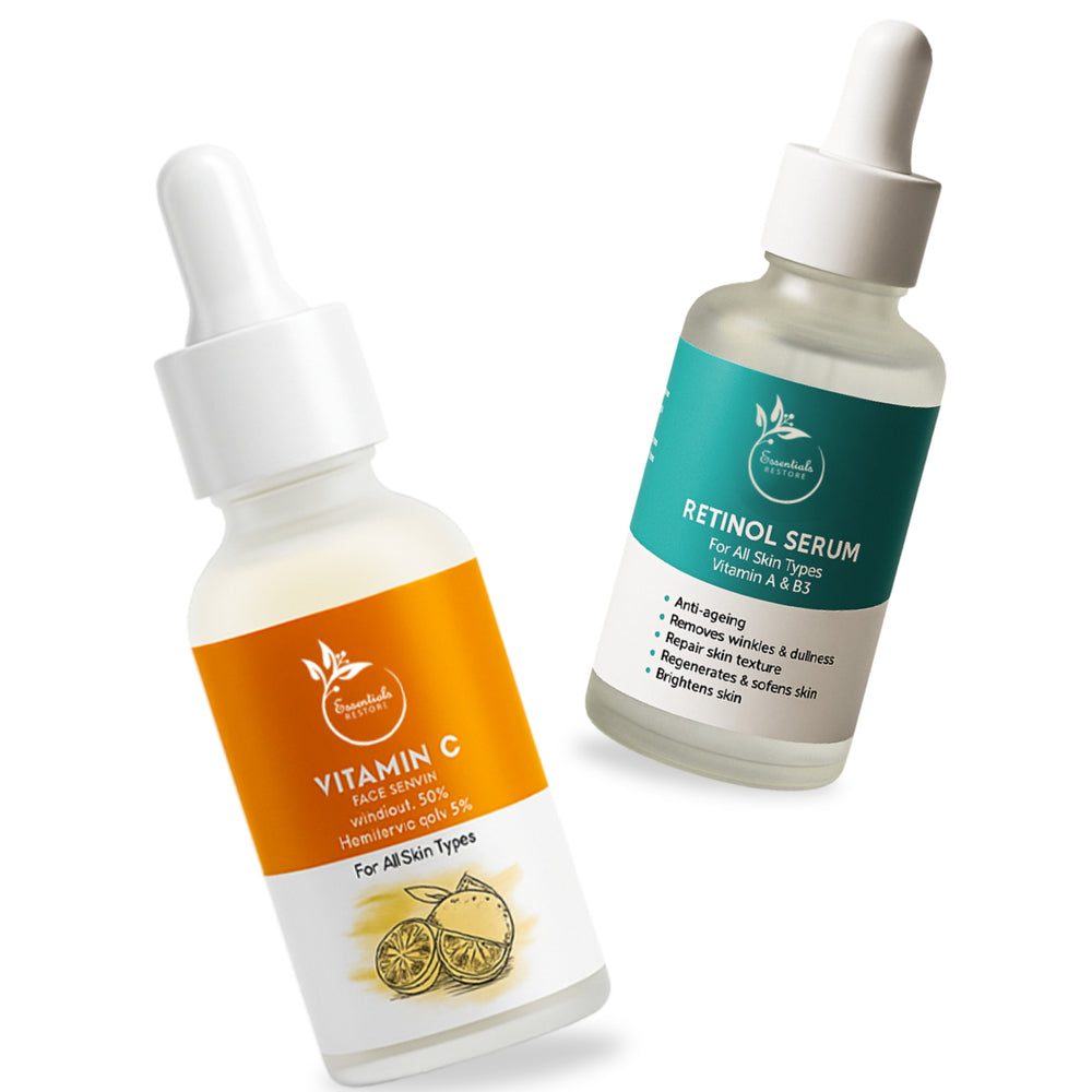 Vitamin C Serum + Retinol Serum Combo