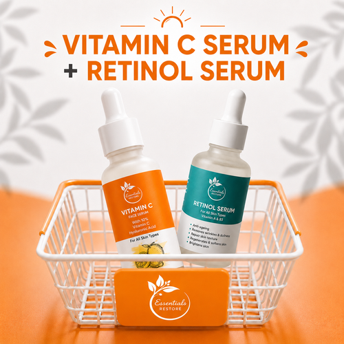 Vitamin C Serum + Retinol Serum Combo