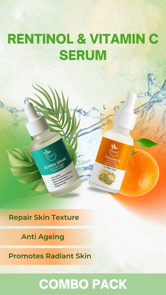 Vitamin C Serum + Retinol Serum Combo