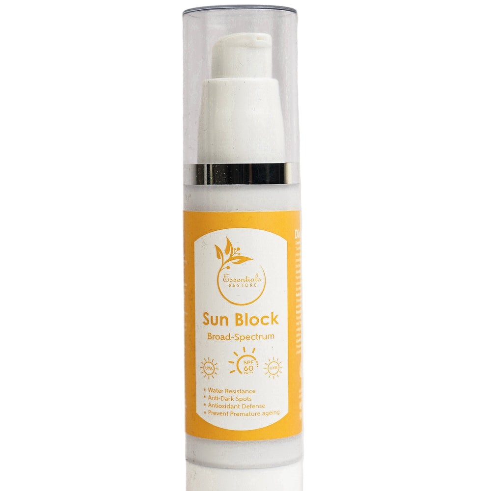 Sunblock SPF 60  Lightweight & Non-Greasy