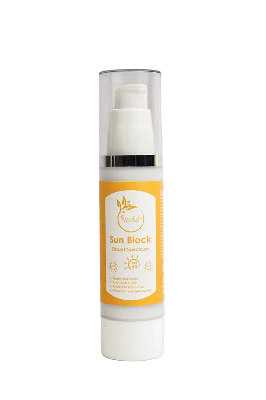 Sunblock SPF 60  Lightweight & Non-Greasy